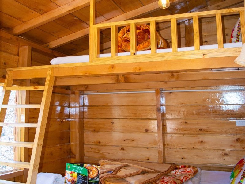 wooden room