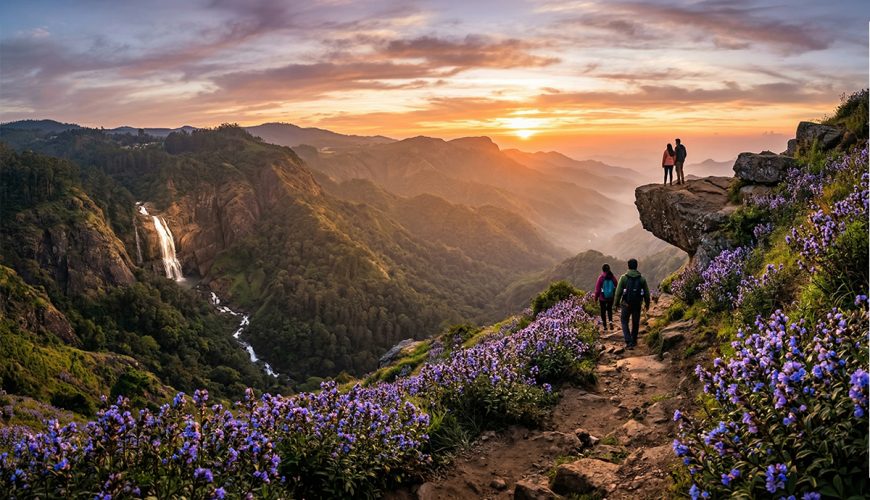 Kodaikanal’s Timeless Trails: Dolphin Nose Sunsets, Silver Cascade Falls, and Kurinji Flower Trails