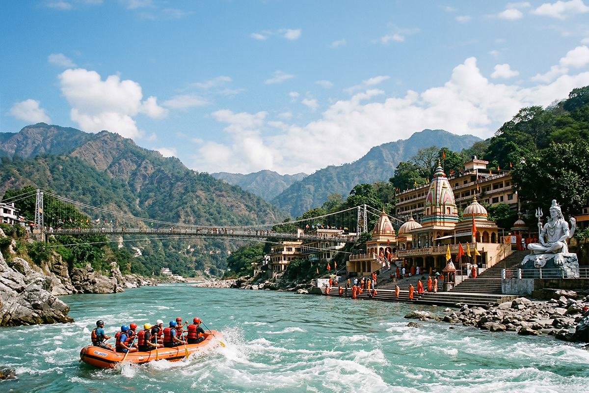 Rishikesh Revealed: Sacred Ganges Rapids, Ancient Ashrams, and Himalayan Adventure Bliss