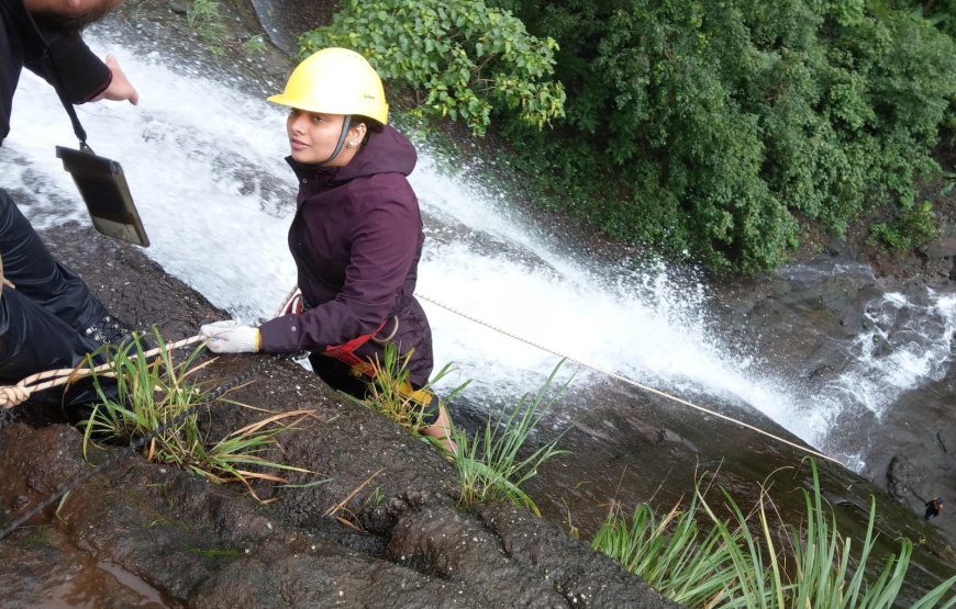 Waterfall Rappelling Near Malshej