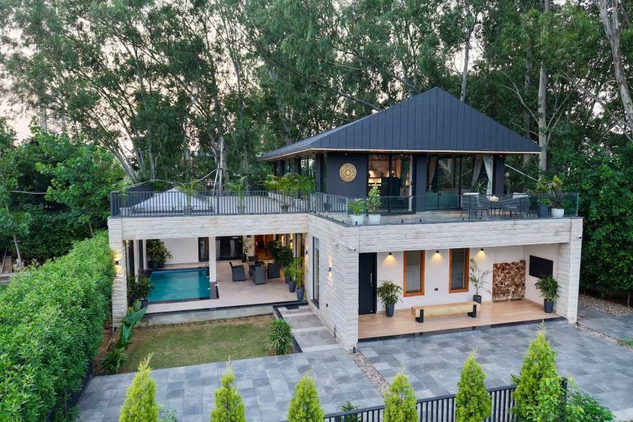 Modern Farmhouse with Private Pool | Orchard in Jalandhar