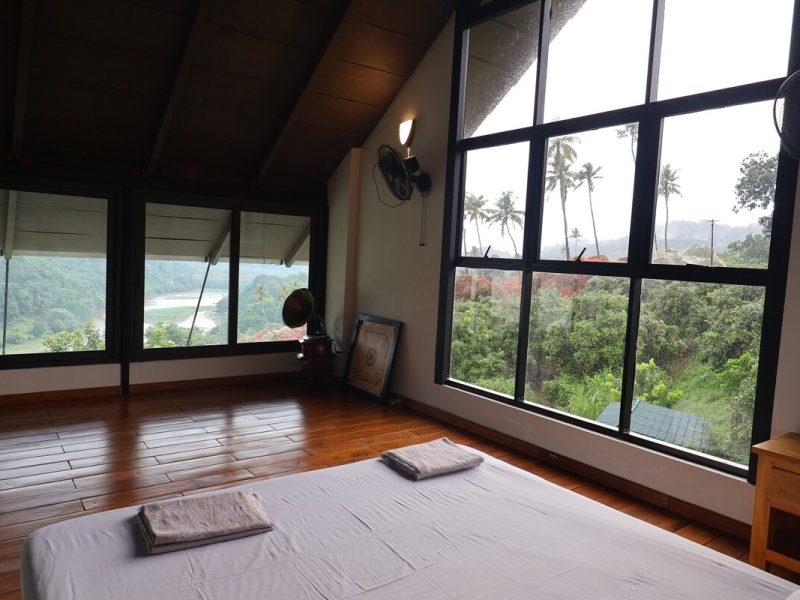 Scenic lakeside villa with rooftop infinity pool